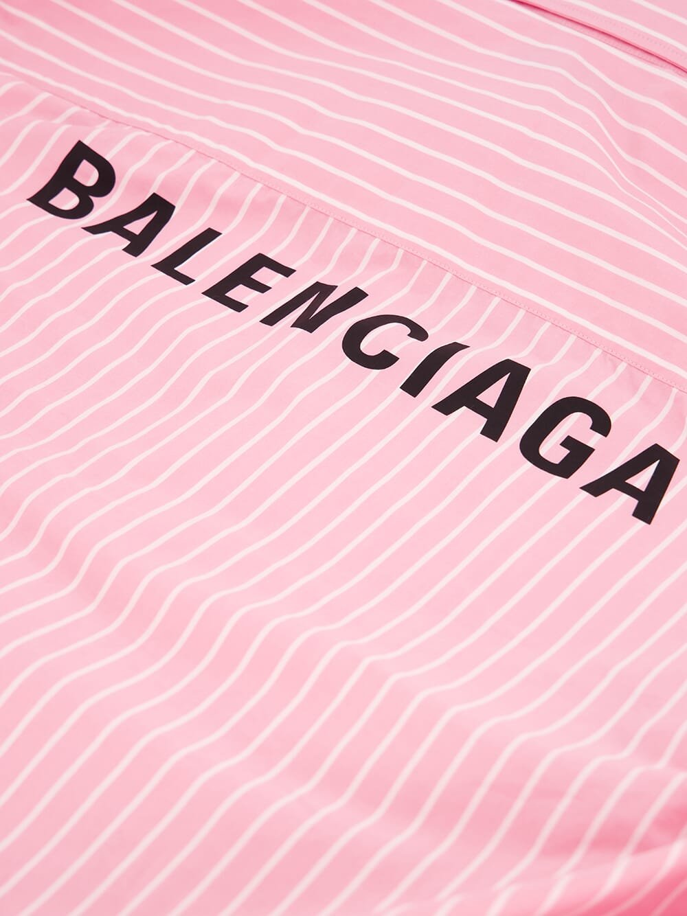 BalenciagaCotton Poplin Striped Oversize Shirt at Fashion Clinic