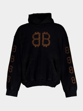 Balenciaga Crypto Faded Hoodie with Logo