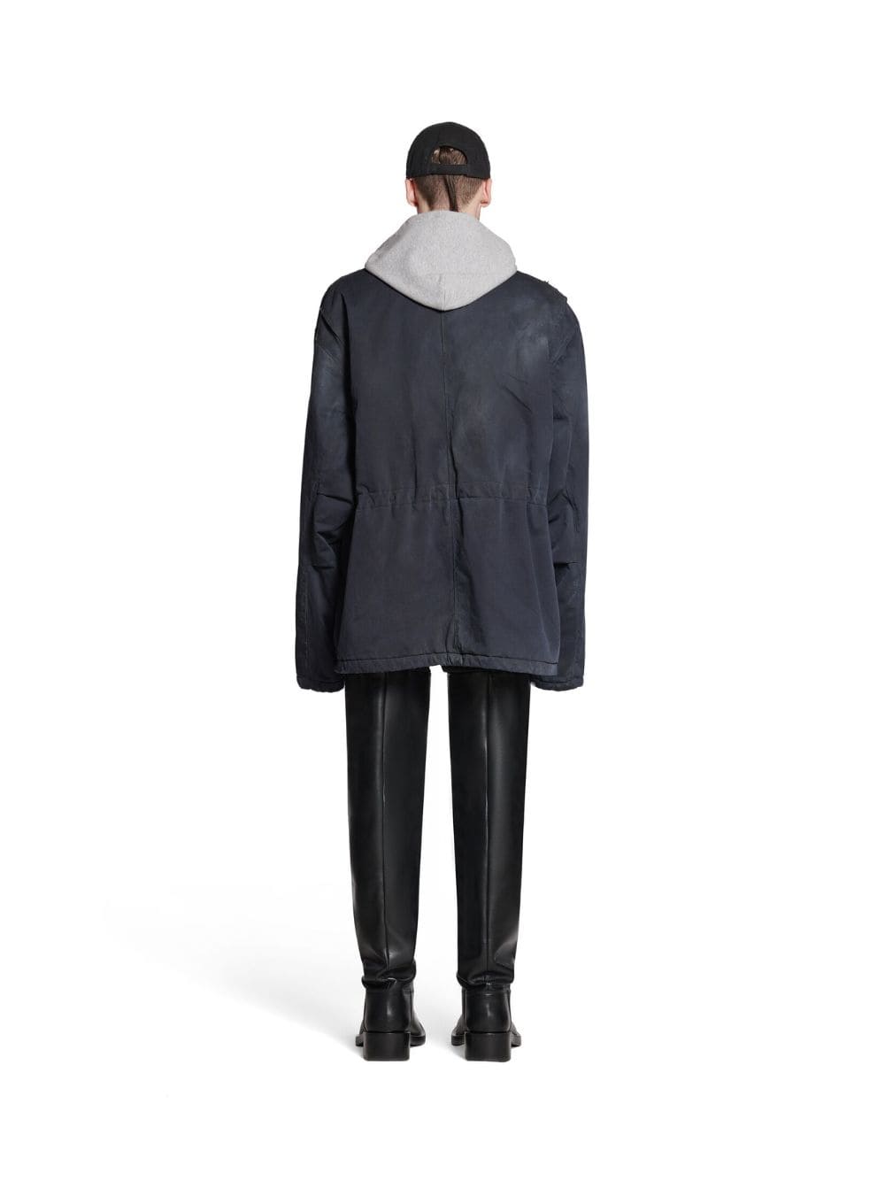 BalenciagaDouble B Cotton Parka at Fashion Clinic