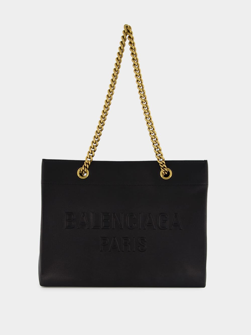 BalenciagaDuty Free Embossed Leather Tote Bag at Fashion Clinic