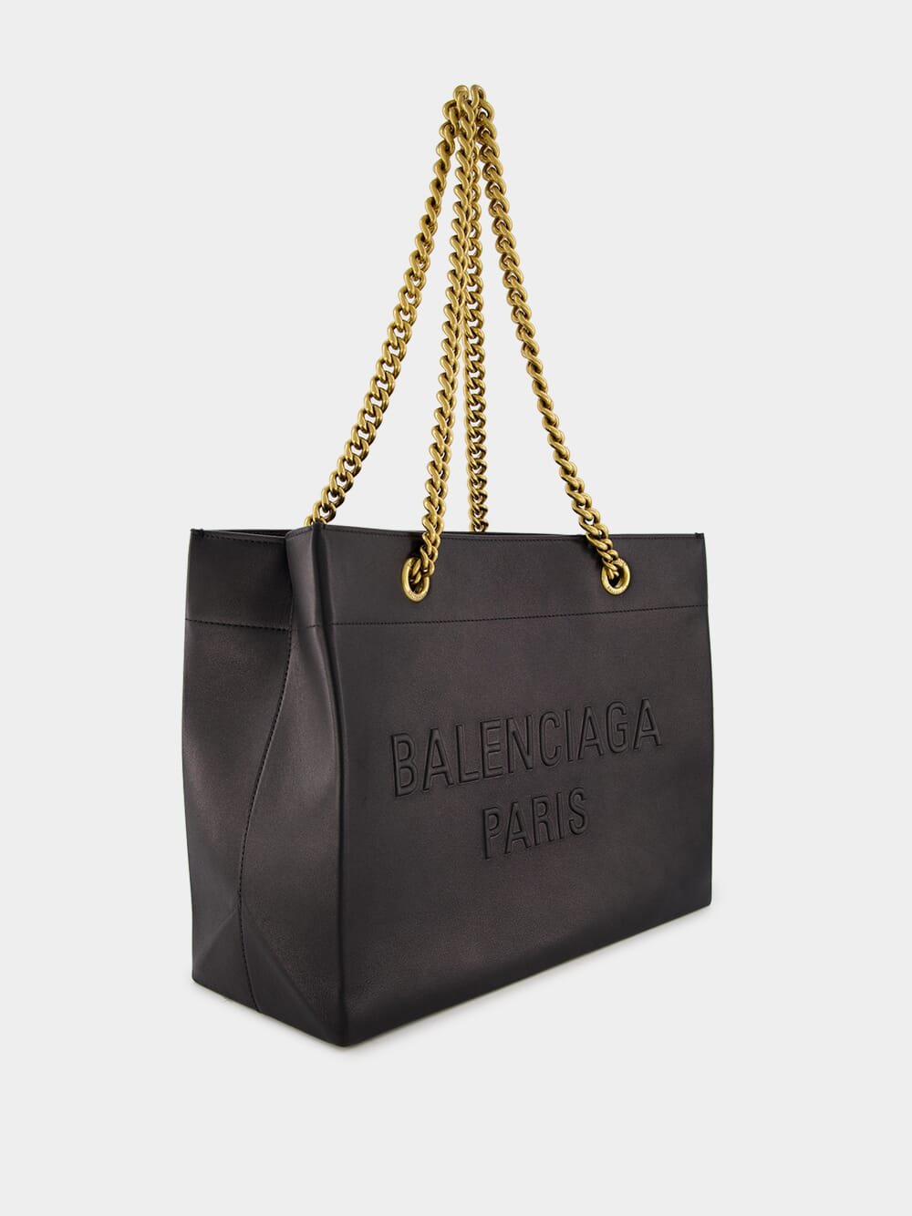 BalenciagaDuty Free Embossed Leather Tote Bag at Fashion Clinic