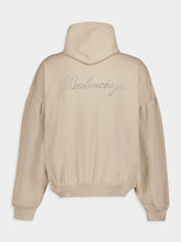 Balenciaga Embellished-Logo Hoodie