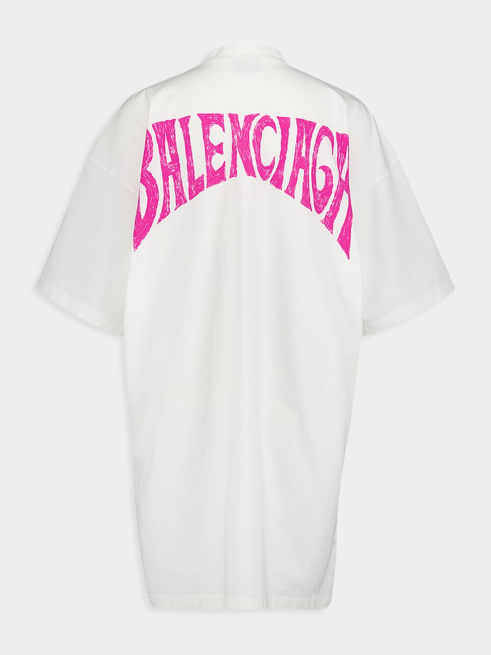 BalenciagaHand-Drawn Logo T-Shirt at Fashion Clinic