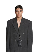 Balenciaga Le Cagole Leather Cardholder On Keychain