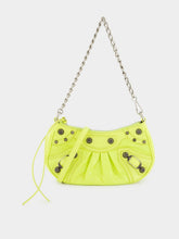 Balenciaga Le Cagole Mini Leather Bag With Chain