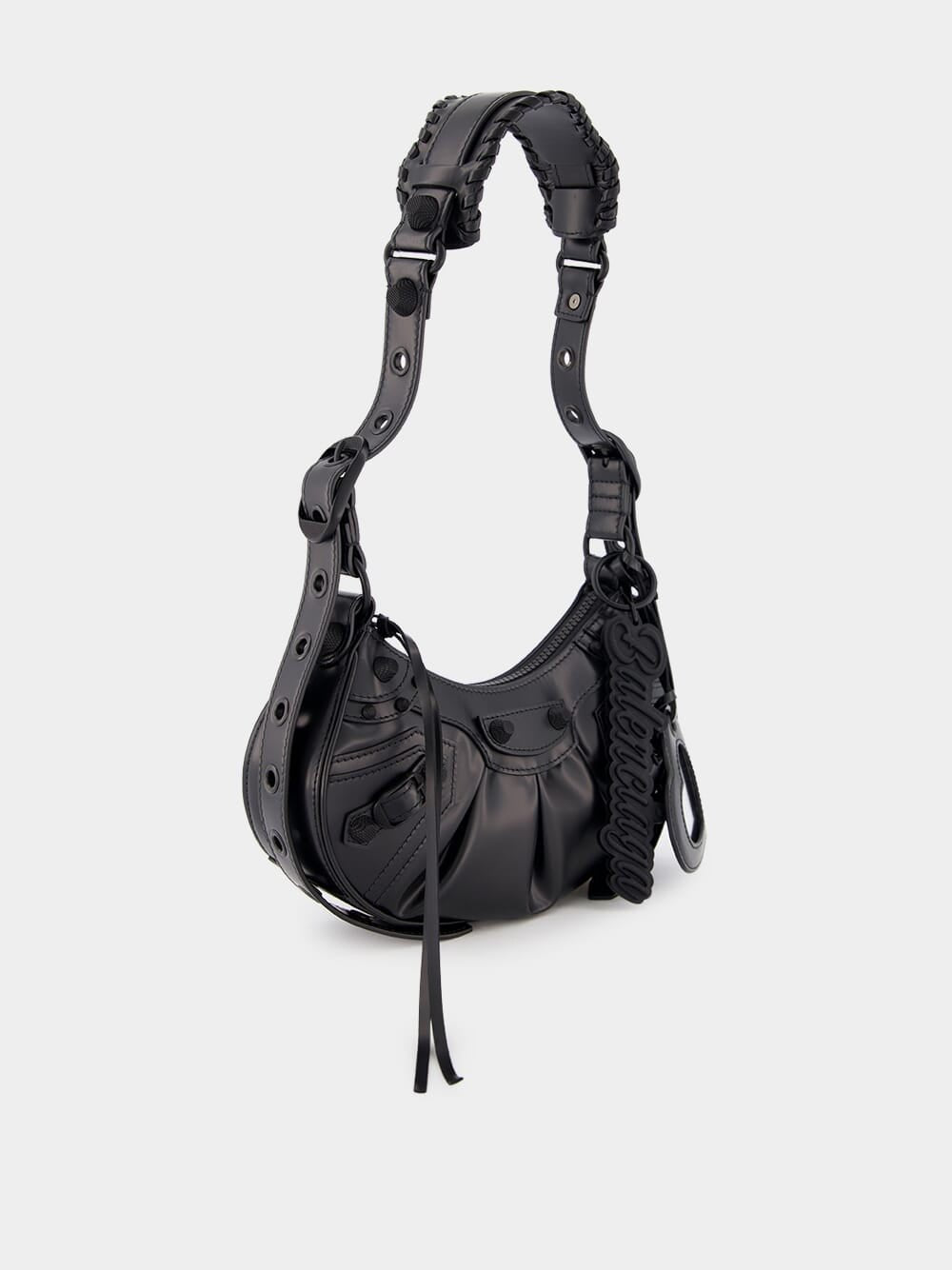 BalenciagaLe Cagole XS Mini Black Leather Bag at Fashion Clinic