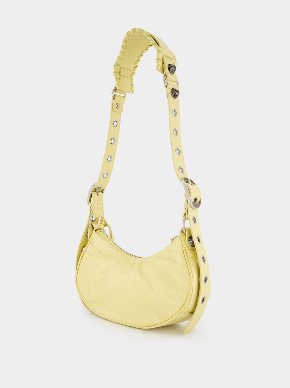 BalenciagaLe Cagole XS Yellow shoulder bag at Fashion Clinic