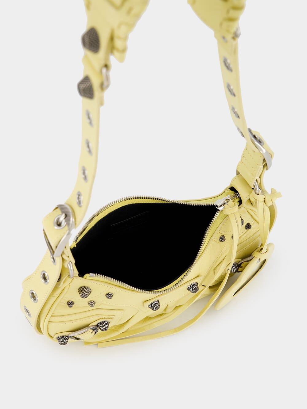 BalenciagaLe Cagole XS Yellow shoulder bag at Fashion Clinic