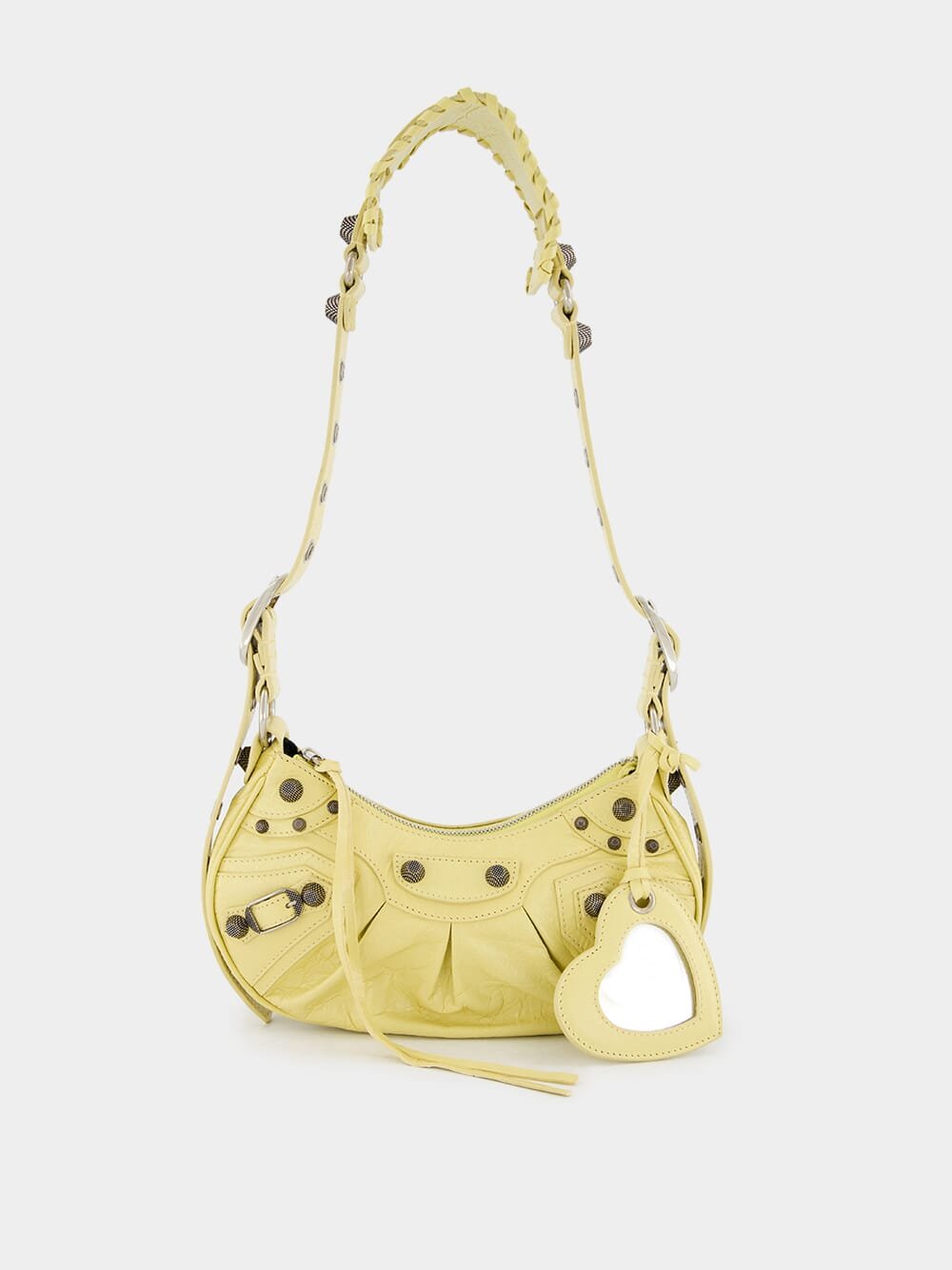 BalenciagaLe Cagole XS Yellow shoulder bag at Fashion Clinic