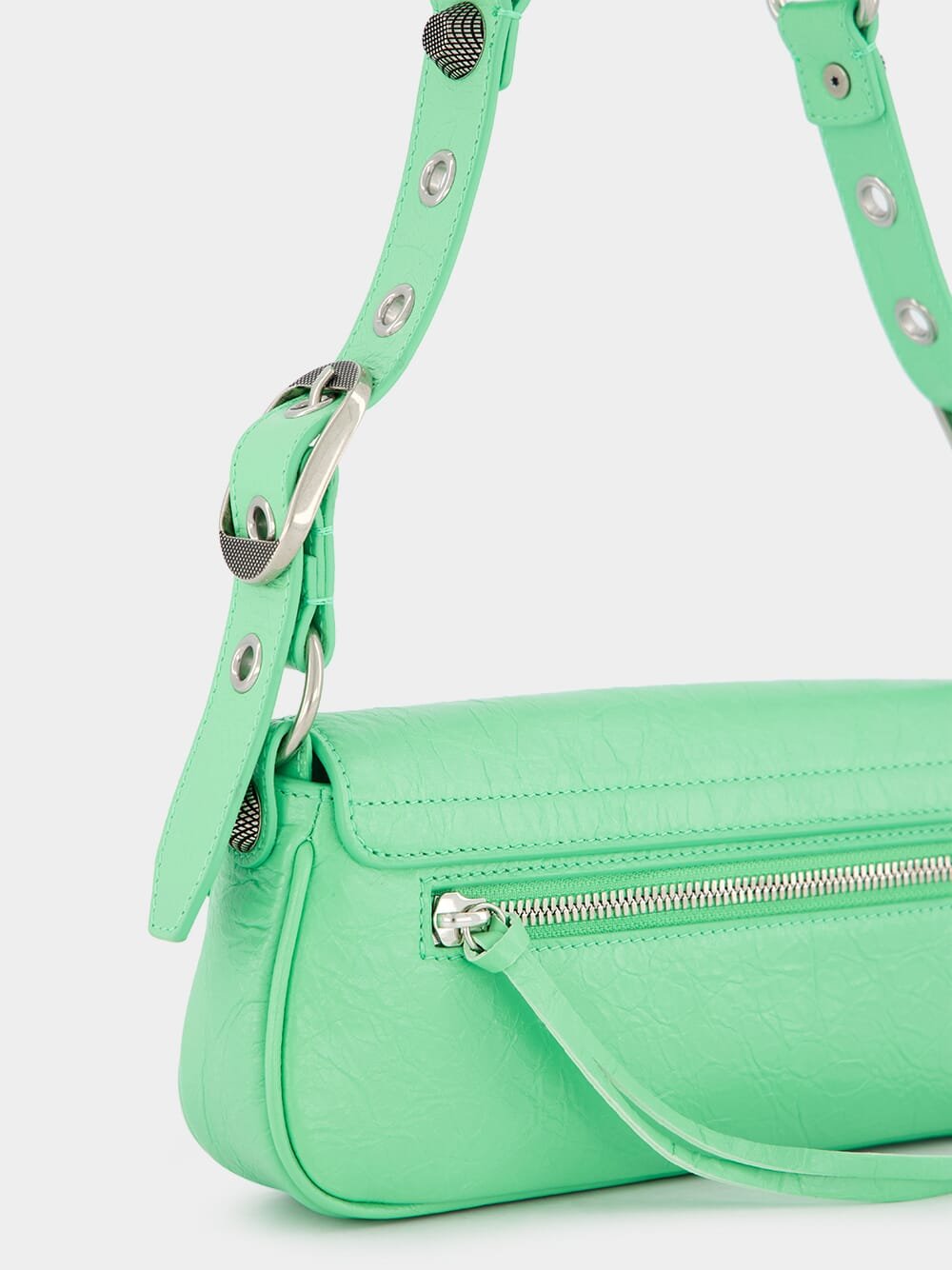 BalenciagaLight Green Le Cagole Xs Sling Bag at Fashion Clinic