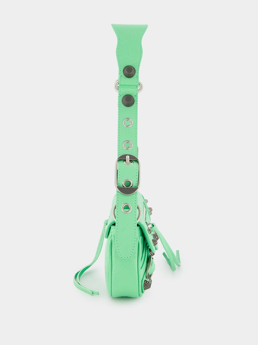 BalenciagaLight Green Le Cagole Xs Sling Bag at Fashion Clinic