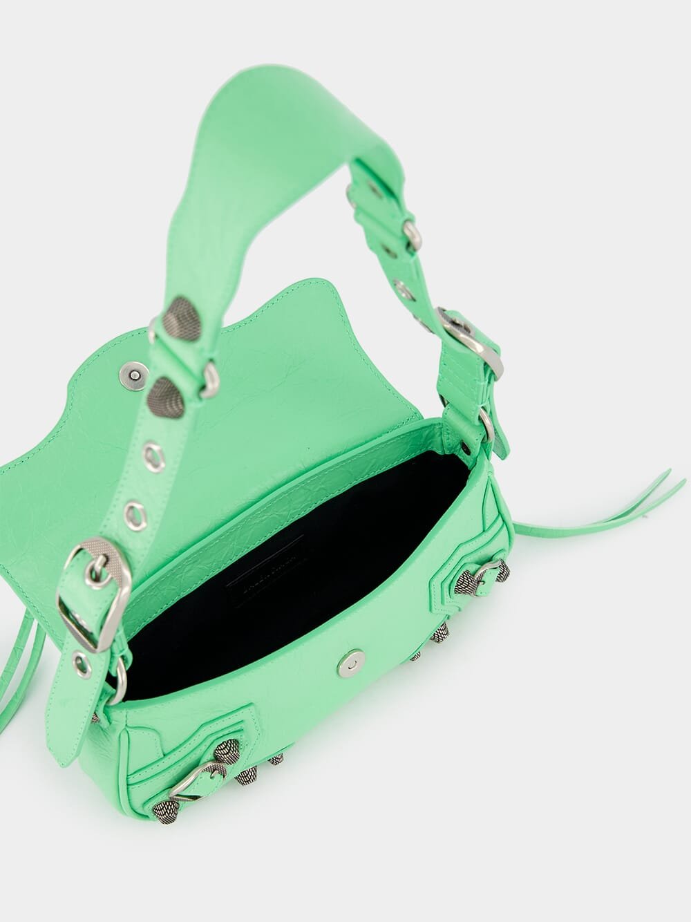 BalenciagaLight Green Le Cagole Xs Sling Bag at Fashion Clinic