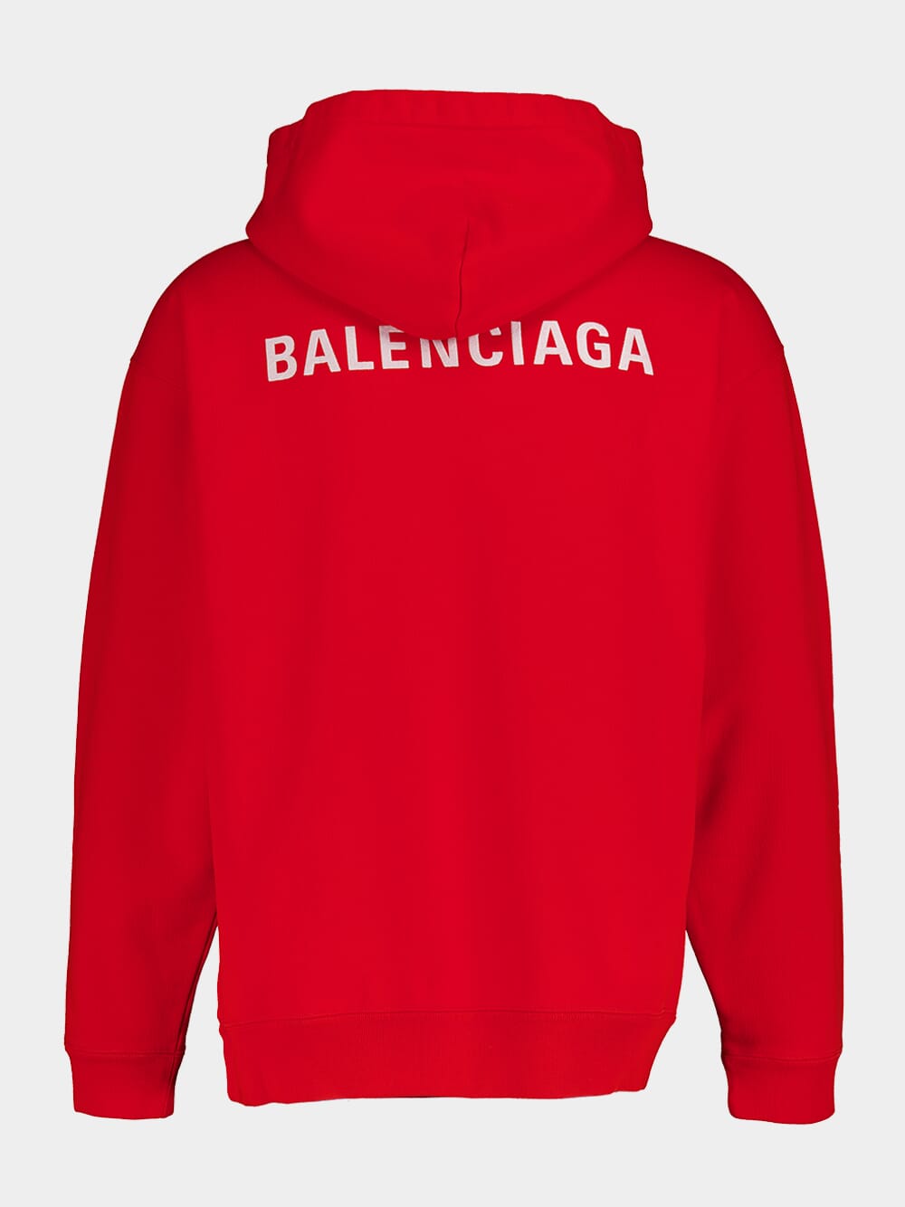 Balenciaga red logo hoodie sale