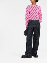 Balenciaga Logo-Intarsia Jumper