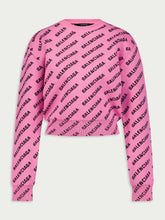 Balenciaga Logo-Intarsia Jumper