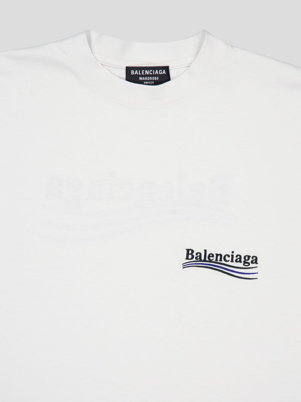 BalenciagaLogo-print Cotton T-shirt at Fashion Clinic