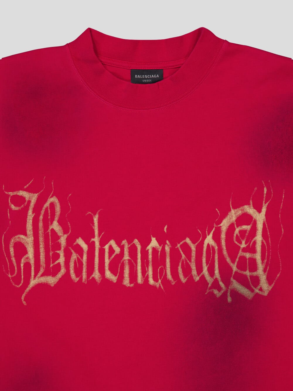 BalenciagaLogo-print Cotton T-shirt at Fashion Clinic