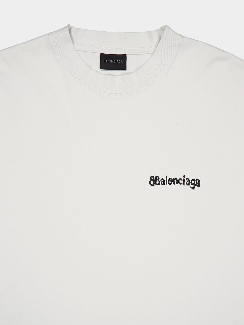 BalenciagaMinimalist Logo Cotton Tee at Fashion Clinic