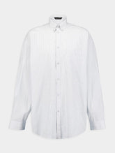 Balenciaga Oversized Stripe Poplin Shirt