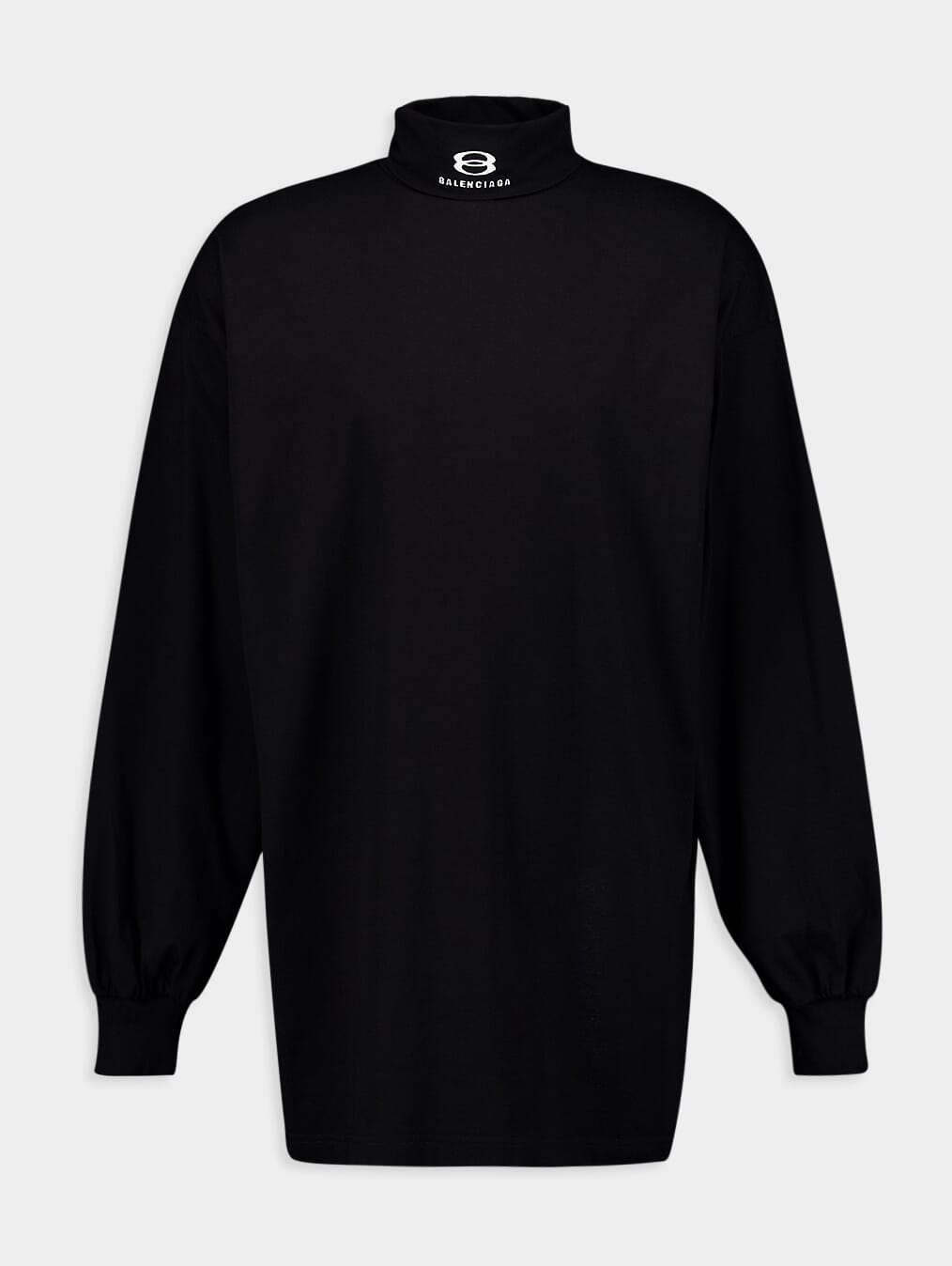 BalenciagaOversized Turtleneck With Logo at Fashion Clinic