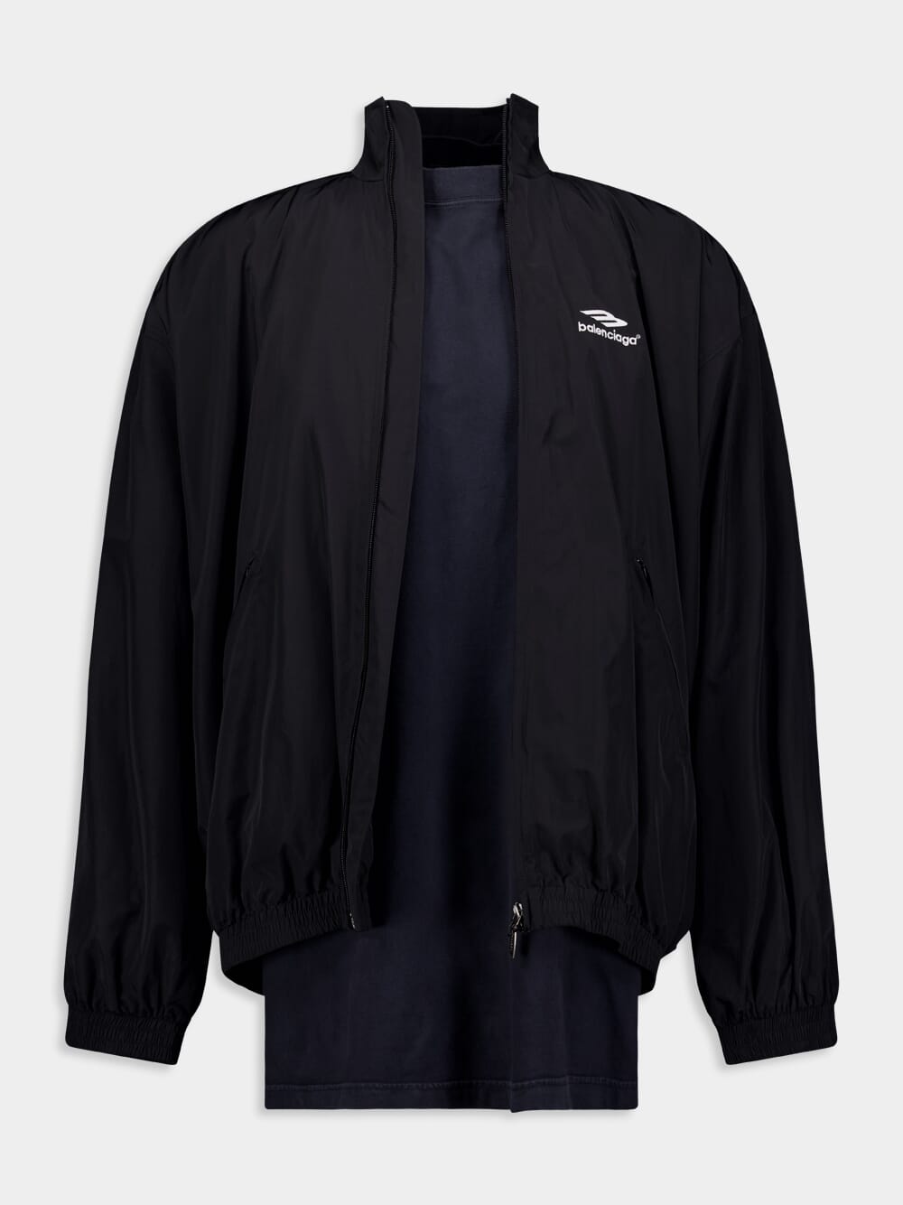 BalenciagaPatched Tracksuit Jacket at Fashion Clinic