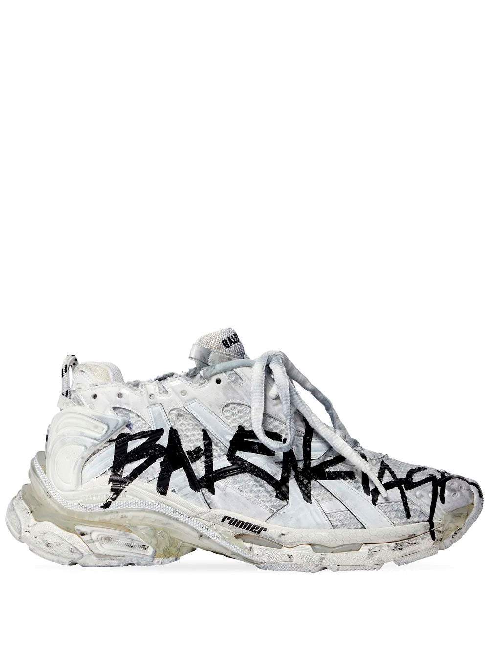 BalenciagaRunner graffiti sneakers at Fashion Clinic