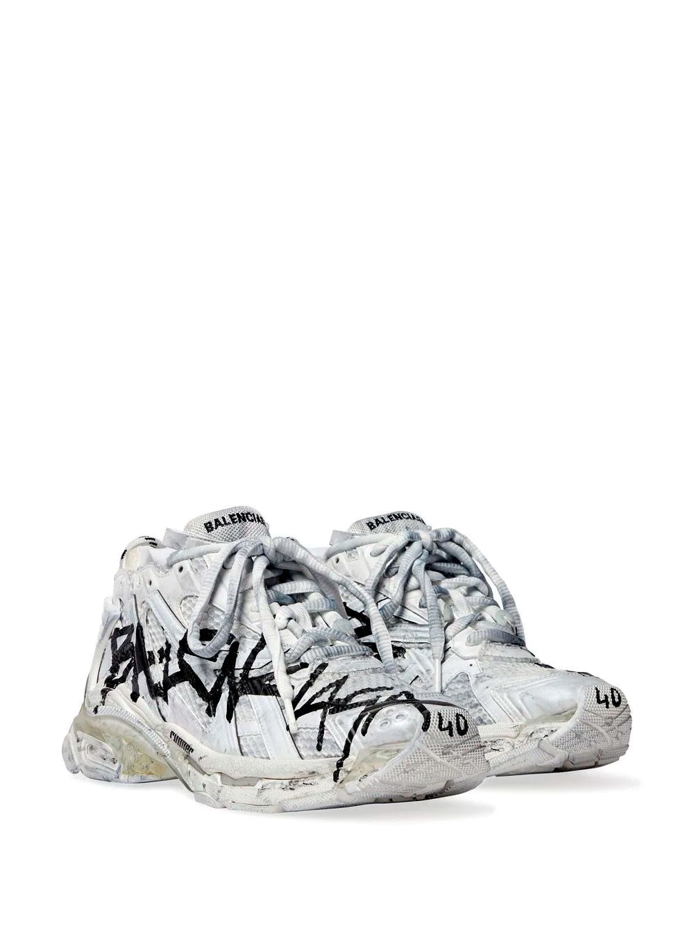 BalenciagaRunner graffiti sneakers at Fashion Clinic