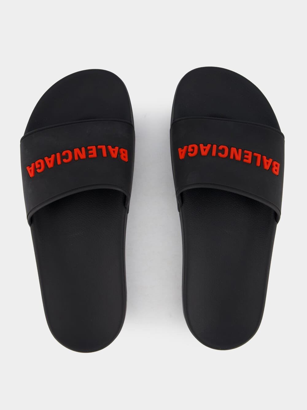 BalenciagaSlipper-Style Logo Sandals at Fashion Clinic