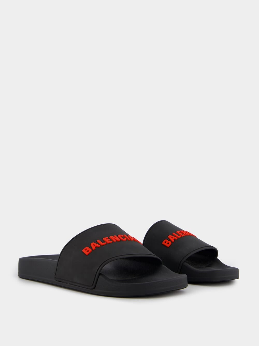 BalenciagaSlipper-Style Logo Sandals at Fashion Clinic