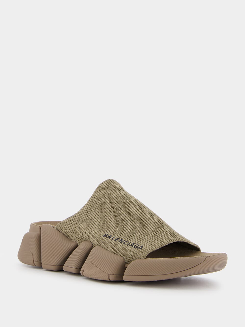 BalenciagaSpeed 2.0 Recycled Knit Slide Sandal at Fashion Clinic