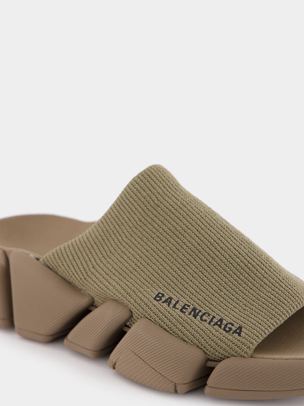 BalenciagaSpeed 2.0 Recycled Knit Slide Sandal at Fashion Clinic