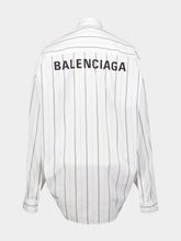 Balenciaga Stripe Poplin Cocoon Shirt