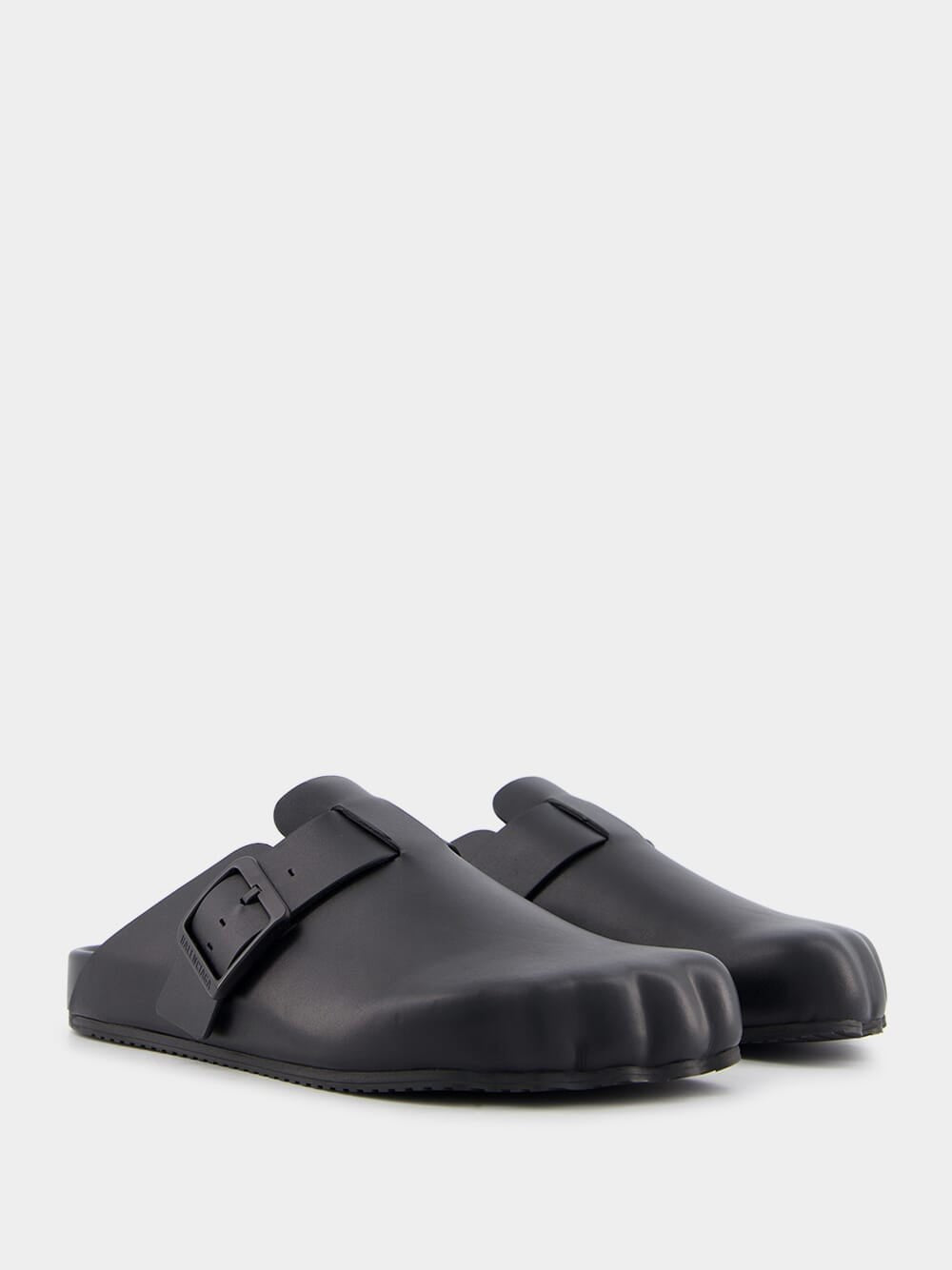 BalenciagaSunday Black Mule Slides at Fashion Clinic