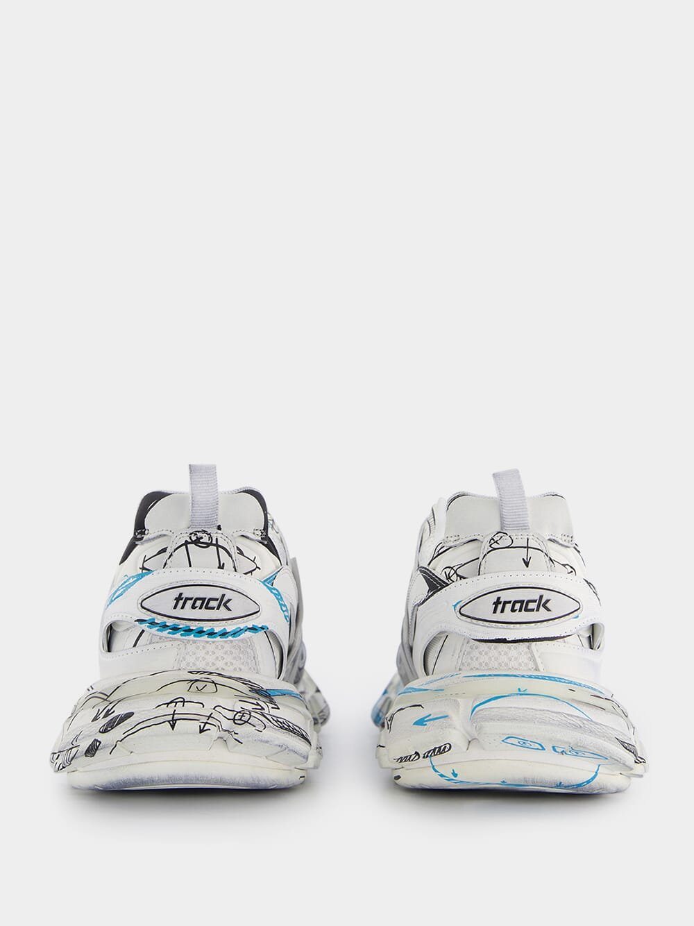 BalenciagaTrack logo-print sneakers at Fashion Clinic