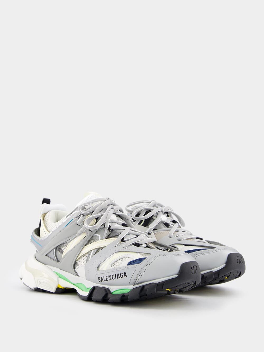 BalenciagaTrack Multicolour Mesh And Nylon Sneakers at Fashion Clinic