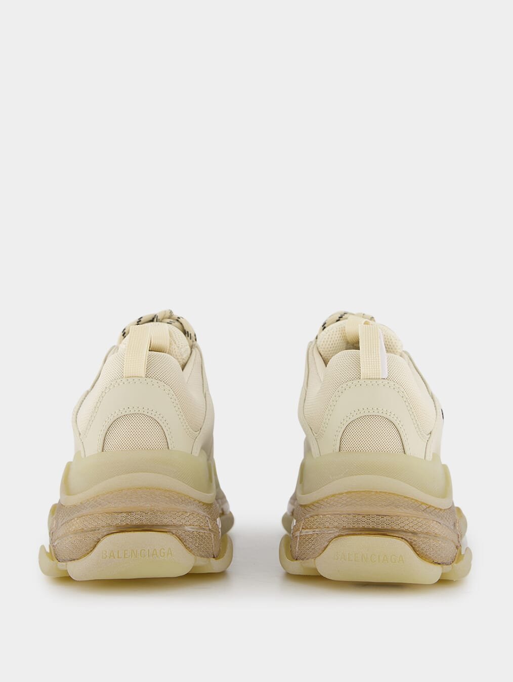 BalenciagaTriple S Clear-Sole Low-Top Sneakers at Fashion Clinic