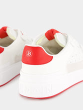 Balmain B-court Flip Leather Sneakers