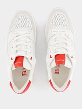Balmain B-court Flip Leather Sneakers