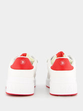 Balmain B-court Flip Leather Sneakers