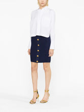 Balmain Cable-Knit Pencil Skirt