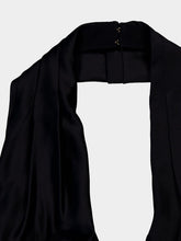 Balmain Cowl Neck Crepe Flare Jumpsuit