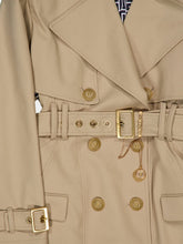 Balmain Embellished Gabardine Trench Coat