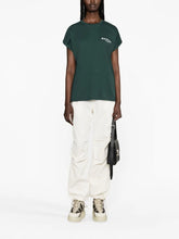 Balmain Flocked-Logo Cotton T-Shirt