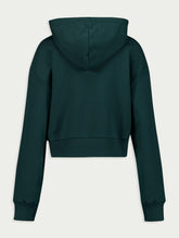 BalmainFlocked-Logo Cropped Hoodie at Fashion Clinic | PDP - Fashion Clinic