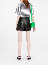 Balmain Leather Shorts