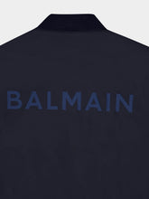 Balmain Logo-Applique Zipped Bomber Jacket