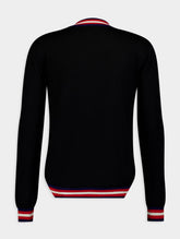 Balmain Logo-Jacquard Merino Jumper