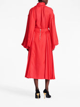 Balmain Mini Monogram Pleated Midi Skirt