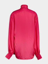 Balmain Mini Monogram Silk Shirt