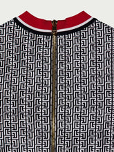 Balmain Monogram-Jacquard Crop Top